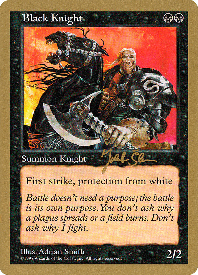 Black Knight (Jakub Slemr) [World Championship Decks 1997] | Fandemonia Ltd