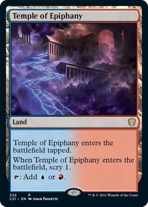 Temple of Epiphany [Commander 2021] | Fandemonia Ltd