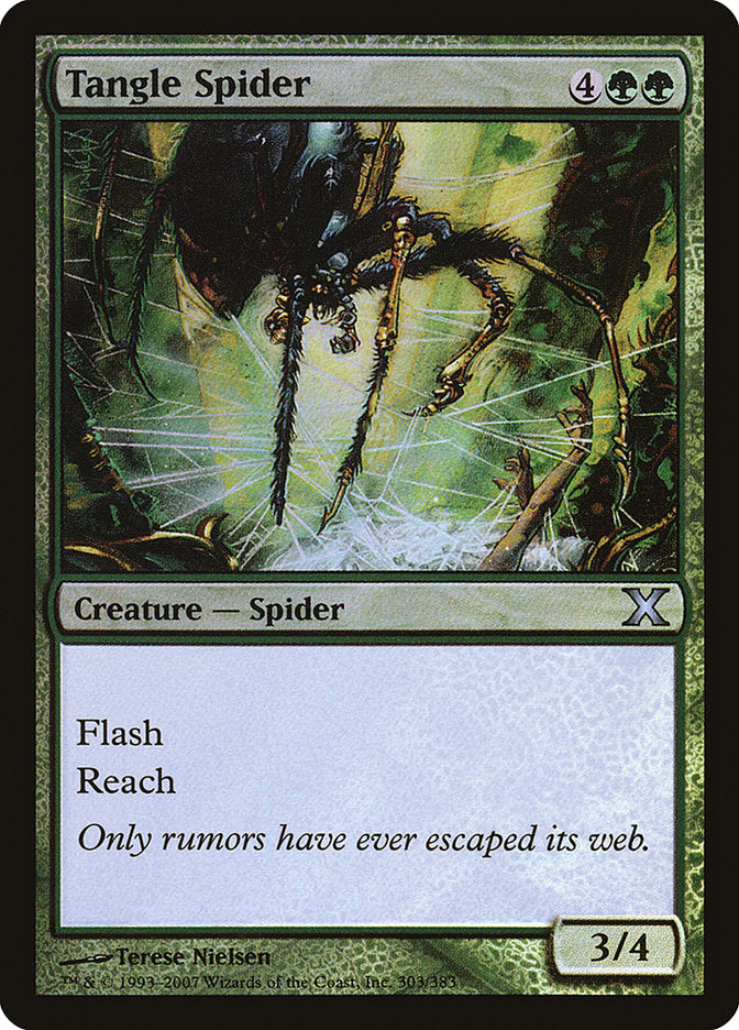 Tangle Spider (Premium Foil) [Tenth Edition] | Fandemonia Ltd