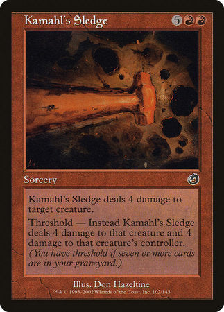 Kamahl's Sledge [Torment] | Fandemonia Ltd