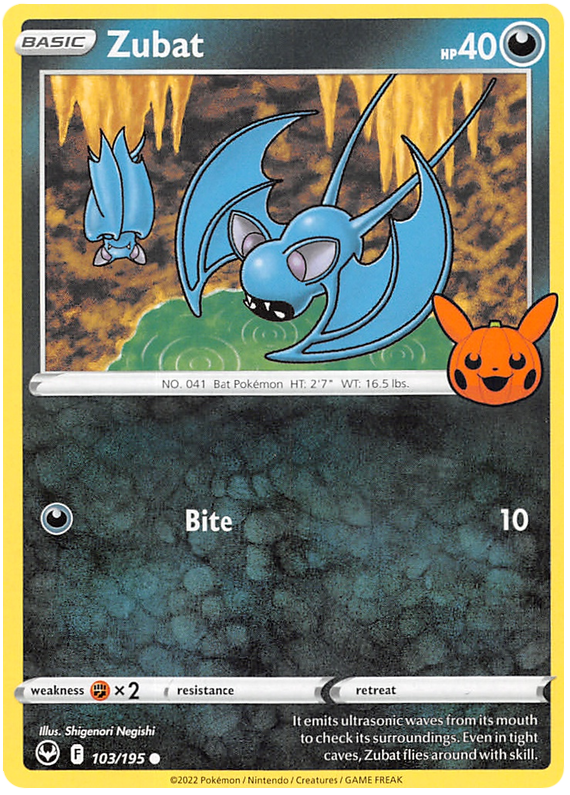Zubat (103/195) [Trick or Trade 2023] | Fandemonia Ltd