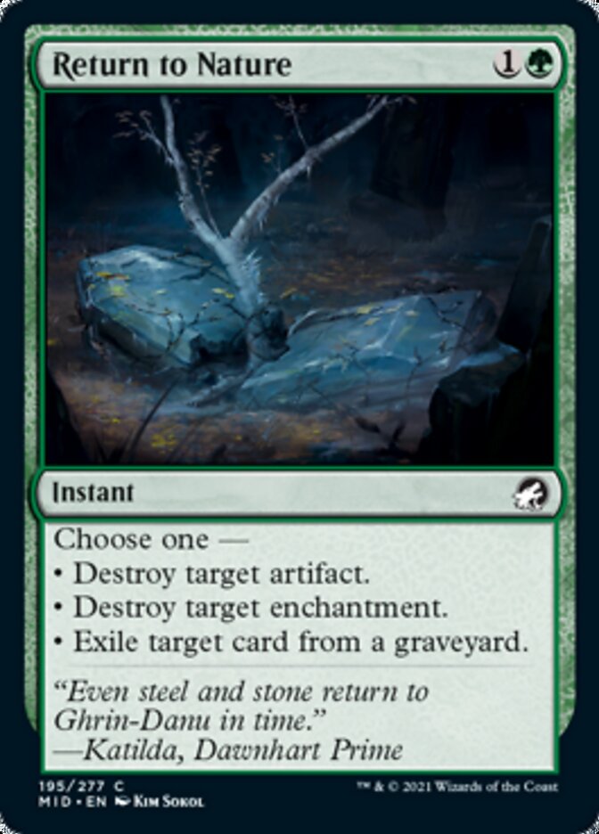 Return to Nature [Innistrad: Midnight Hunt] | Fandemonia Ltd