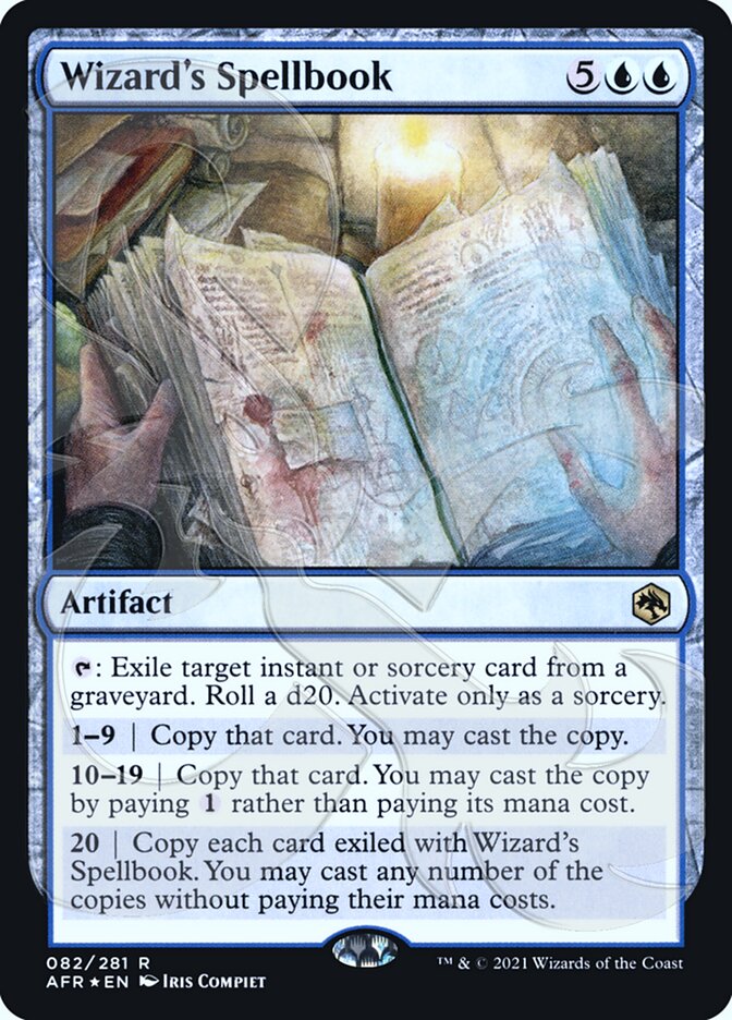Wizard's Spellbook (Ampersand Promo) [Dungeons & Dragons: Adventures in the Forgotten Realms Promos] | Fandemonia Ltd
