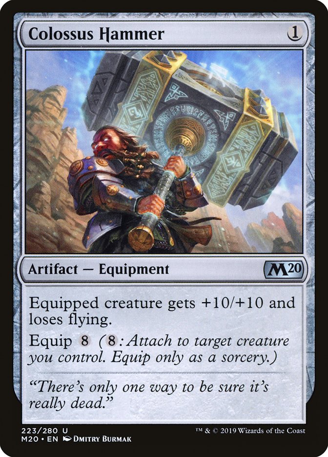 Colossus Hammer [Core Set 2020] | Fandemonia Ltd