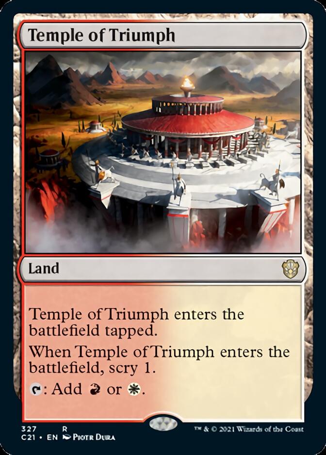 Temple of Triumph [Commander 2021] | Fandemonia Ltd