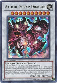 Atomic Scrap Dragon [STOR-EN043] Ultra Rare | Fandemonia Ltd