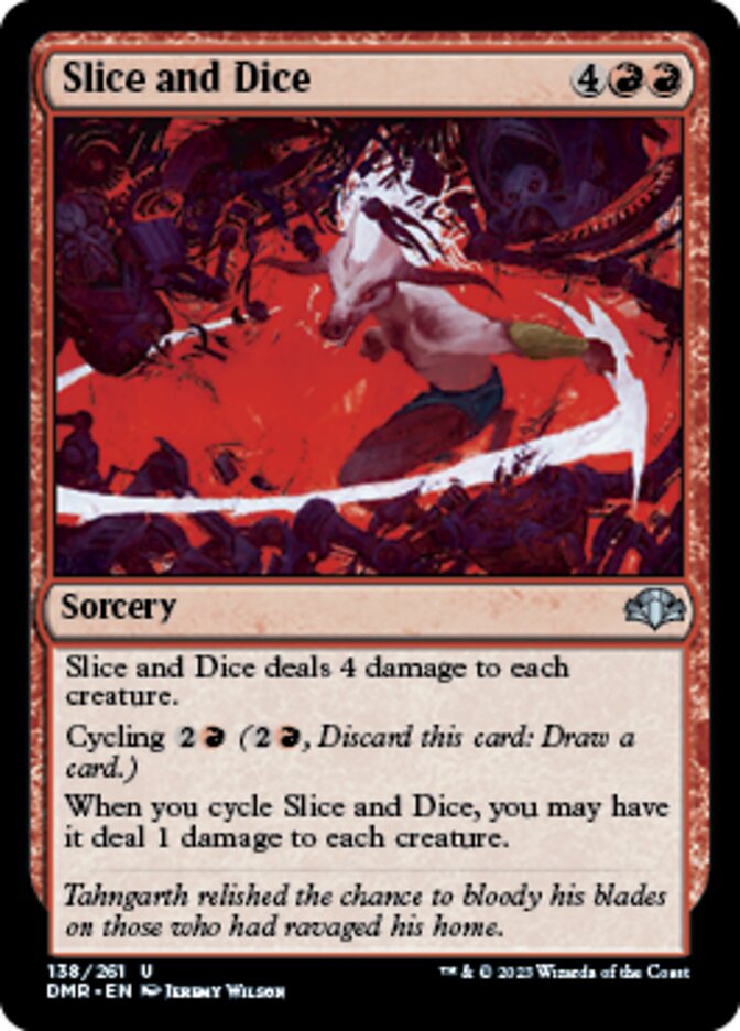 Slice and Dice [Dominaria Remastered] | Fandemonia Ltd