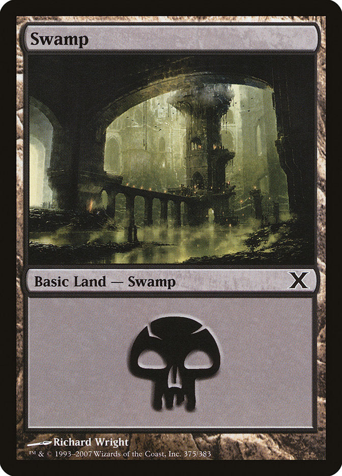 Swamp (375) [Tenth Edition] | Fandemonia Ltd