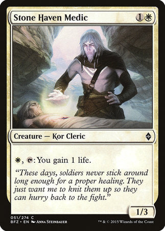 Stone Haven Medic [Battle for Zendikar] | Fandemonia Ltd