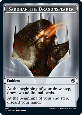 Sarkhan, the Dragonspeaker // Sarkhan, the Dragonspeaker Double-Sided Token [Starter Commander Decks] | Fandemonia Ltd
