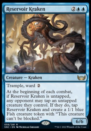 Reservoir Kraken (Promo Pack) [Streets of New Capenna Promos] | Fandemonia Ltd