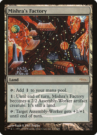 Mishra's Factory [Judge Gift Cards 2005] | Fandemonia Ltd