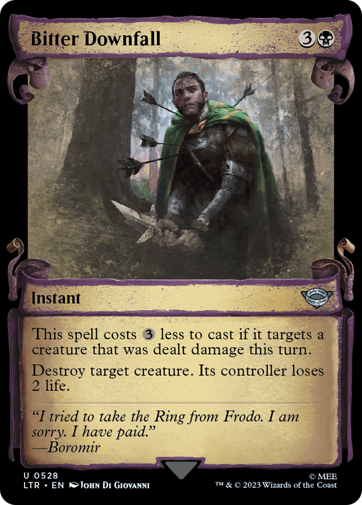 Bitter Downfall [The Lord of the Rings: Tales of Middle-Earth Showcase Scrolls] | Fandemonia Ltd