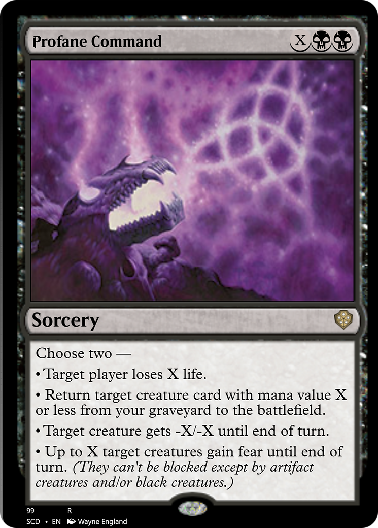Profane Command [Starter Commander Decks] | Fandemonia Ltd