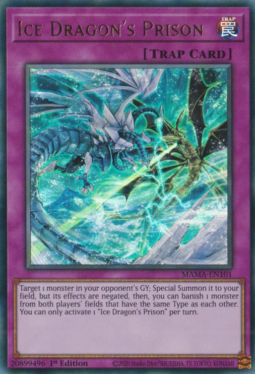 Ice Dragon's Prison [MAMA-EN101] Ultra Rare | Fandemonia Ltd