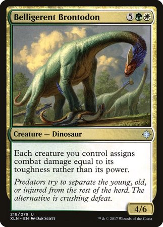 Belligerent Brontodon [Ixalan] | Fandemonia Ltd
