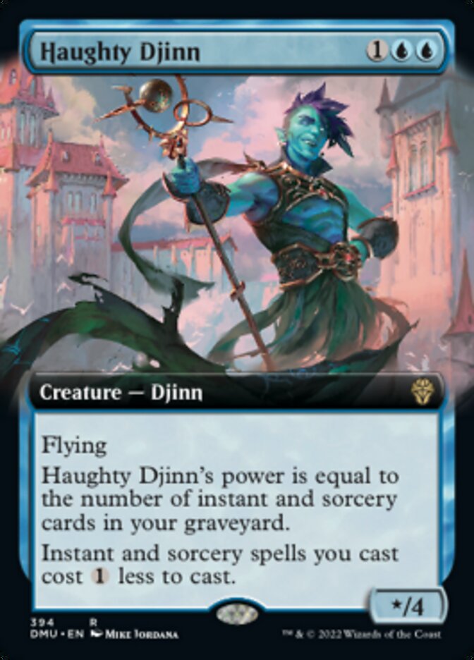 Haughty Djinn (Extended Art) [Dominaria United] | Fandemonia Ltd