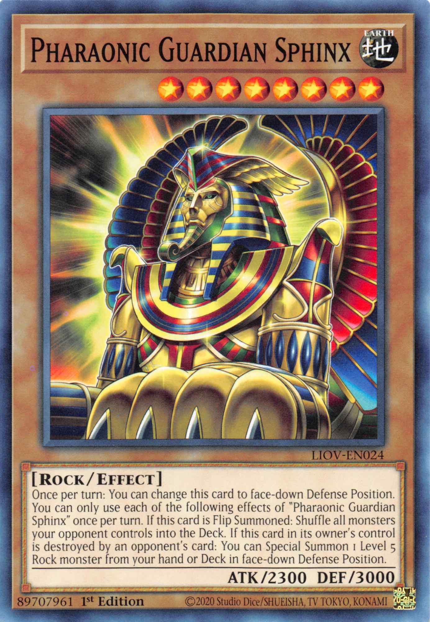 Pharaonic Guardian Sphinx [LIOV-EN024] Common | Fandemonia Ltd