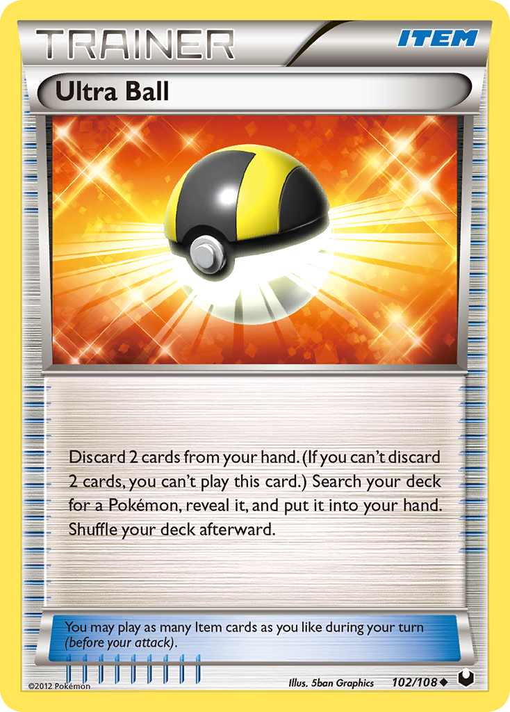 Ultra Ball (102/108) [Black & White: Dark Explorers] | Fandemonia Ltd