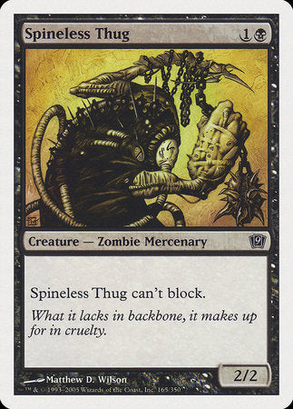 Spineless Thug [Ninth Edition] | Fandemonia Ltd