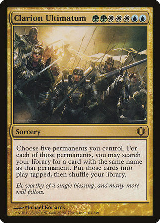 Clarion Ultimatum [Shards of Alara] | Fandemonia Ltd