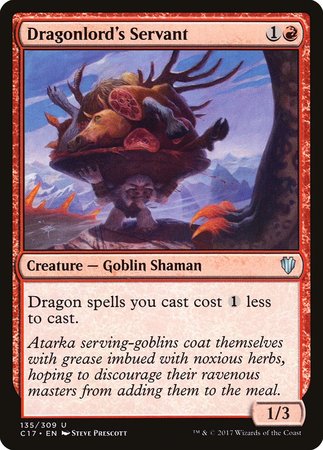 Dragonlord's Servant [Commander 2017] | Fandemonia Ltd