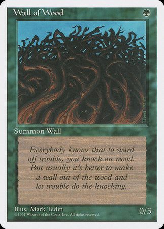 Wall of Wood [Fourth Edition] | Fandemonia Ltd