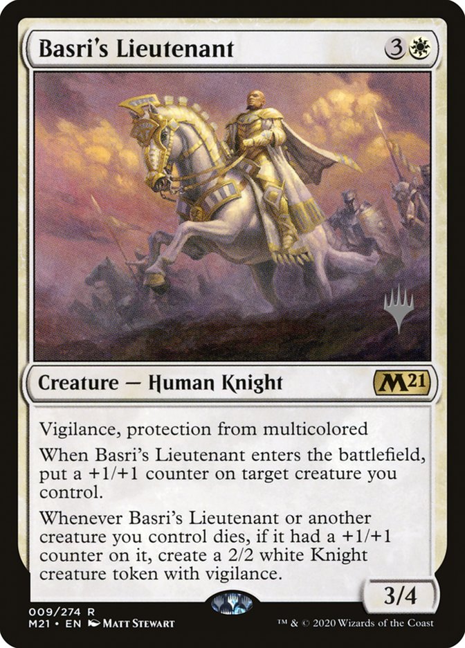 Basri's Lieutenant (Promo Pack) [Core Set 2021 Promos] | Fandemonia Ltd