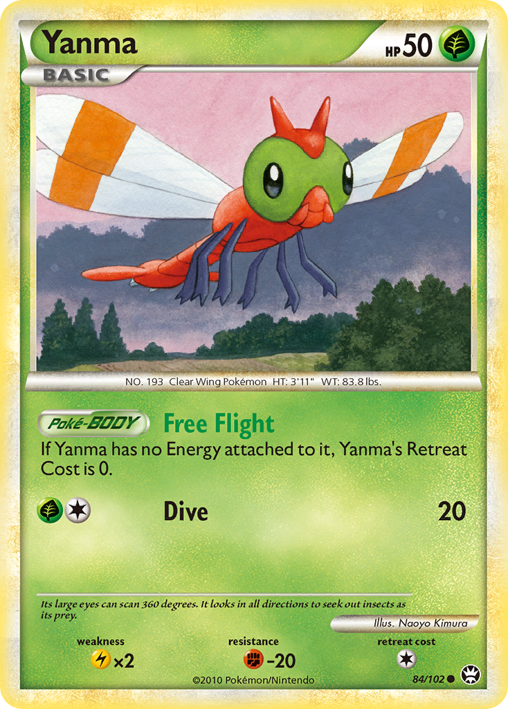 Yanma (84/102) [HeartGold & SoulSilver: Triumphant] | Fandemonia Ltd