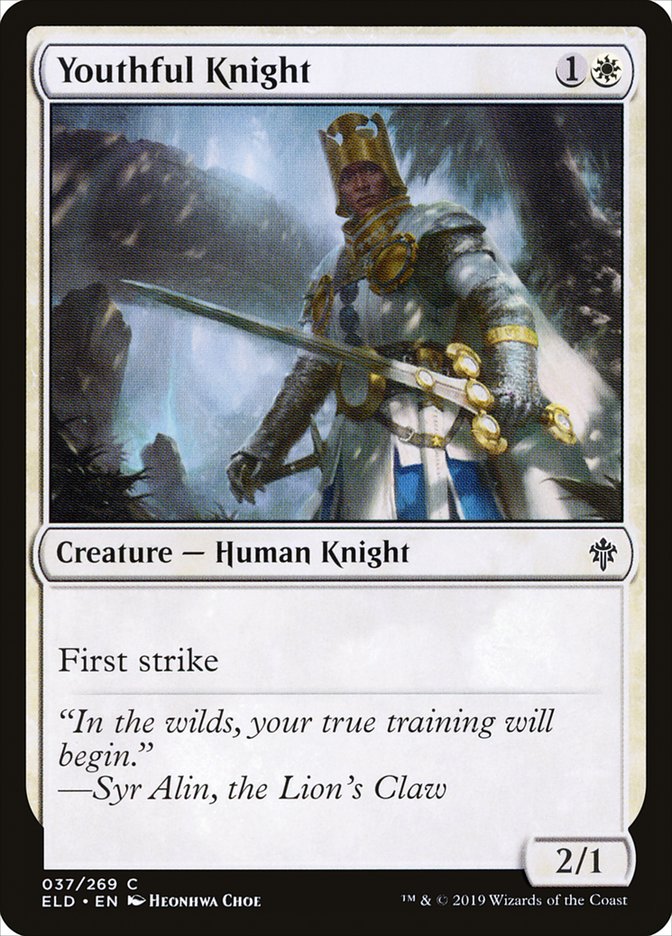 Youthful Knight [Throne of Eldraine] | Fandemonia Ltd