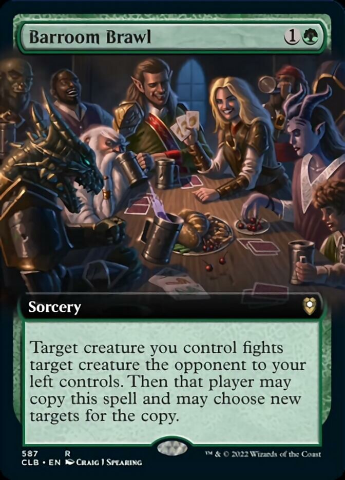 Barroom Brawl (Extended Art) [Commander Legends: Battle for Baldur's Gate] | Fandemonia Ltd