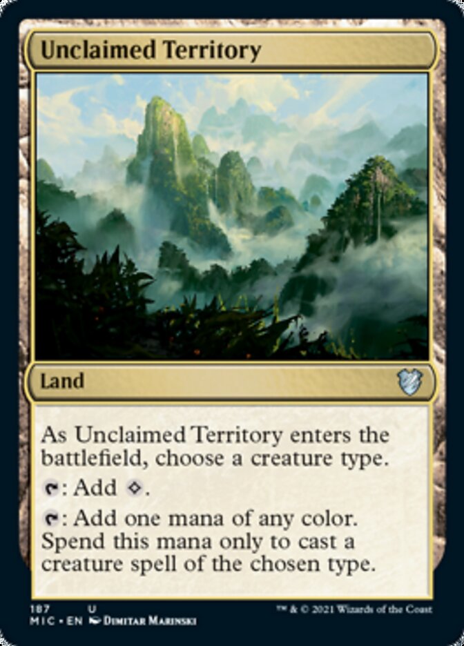 Unclaimed Territory [Innistrad: Midnight Hunt Commander] | Fandemonia Ltd