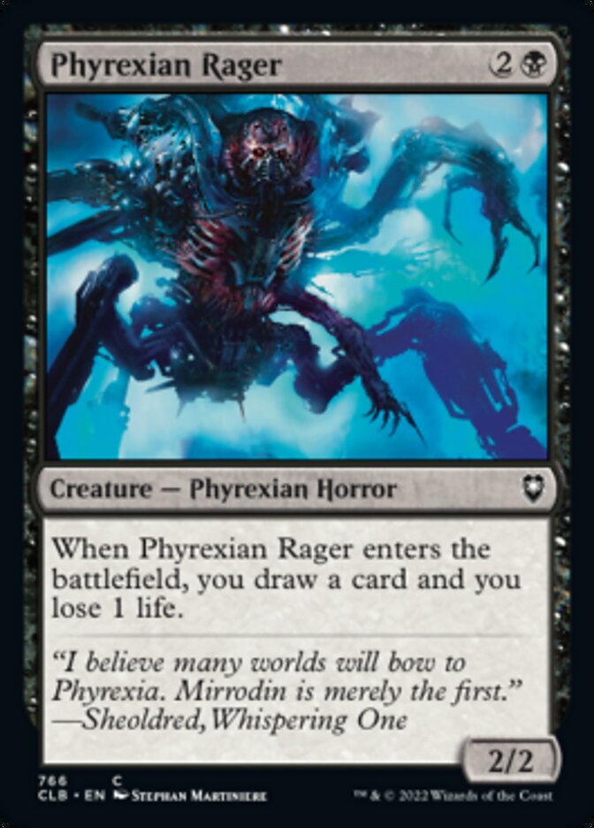 Phyrexian Rager [Commander Legends: Battle for Baldur's Gate] | Fandemonia Ltd