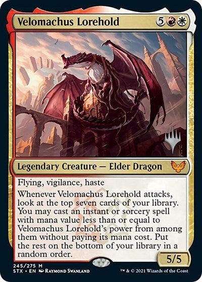 Velomachus Lorehold (Promo Pack) [Strixhaven: School of Mages Promos] | Fandemonia Ltd