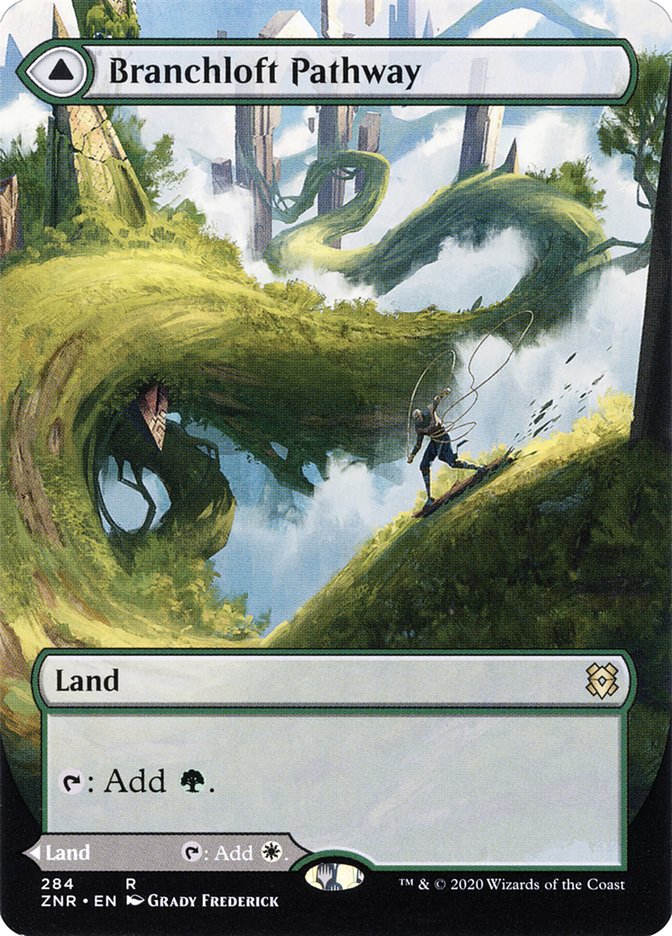 Branchloft Pathway // Boulderloft Pathway (Borderless) [Zendikar Rising] | Fandemonia Ltd