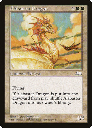 Alabaster Dragon [Weatherlight] | Fandemonia Ltd