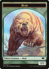 Bear // Spider Double-Sided Token [Commander 2015 Tokens] | Fandemonia Ltd
