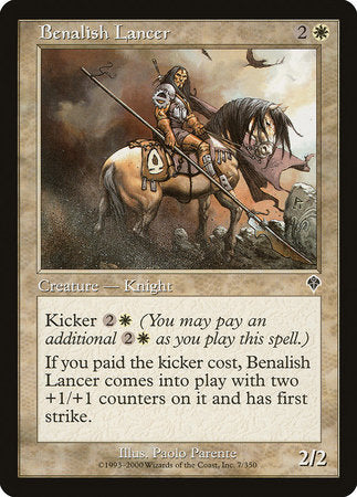 Benalish Lancer [Invasion] | Fandemonia Ltd