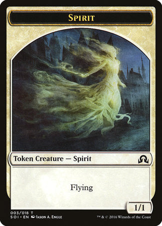 Spirit Token [Shadows over Innistrad Tokens] | Fandemonia Ltd