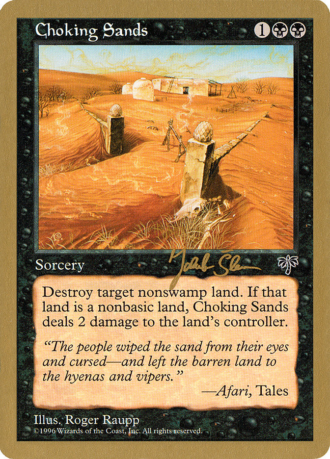 Choking Sands (Jakub Slemr) [World Championship Decks 1997] | Fandemonia Ltd