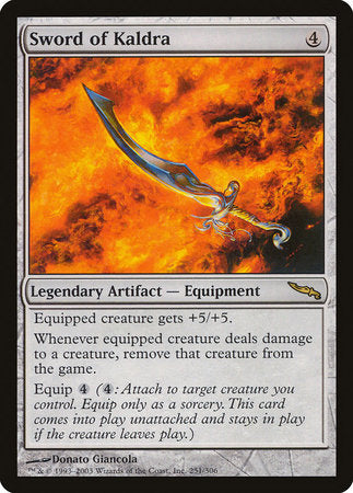 Sword of Kaldra [Mirrodin] | Fandemonia Ltd