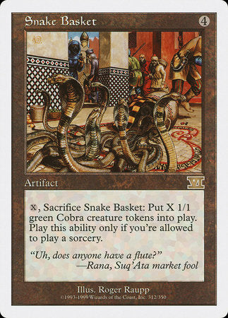 Snake Basket [Classic Sixth Edition] | Fandemonia Ltd