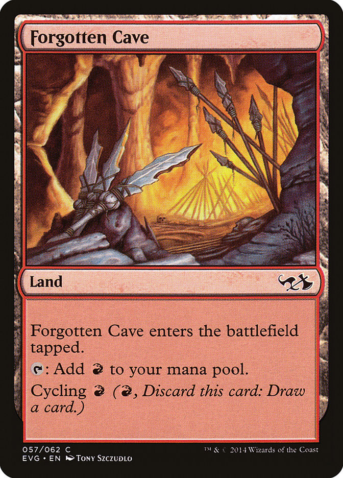 Forgotten Cave (Elves vs. Goblins) [Duel Decks Anthology] | Fandemonia Ltd