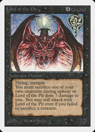 Lord of the Pit [Unlimited Edition] | Fandemonia Ltd