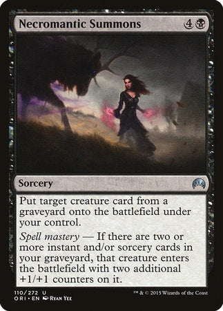 Necromantic Summons [Magic Origins] | Fandemonia Ltd