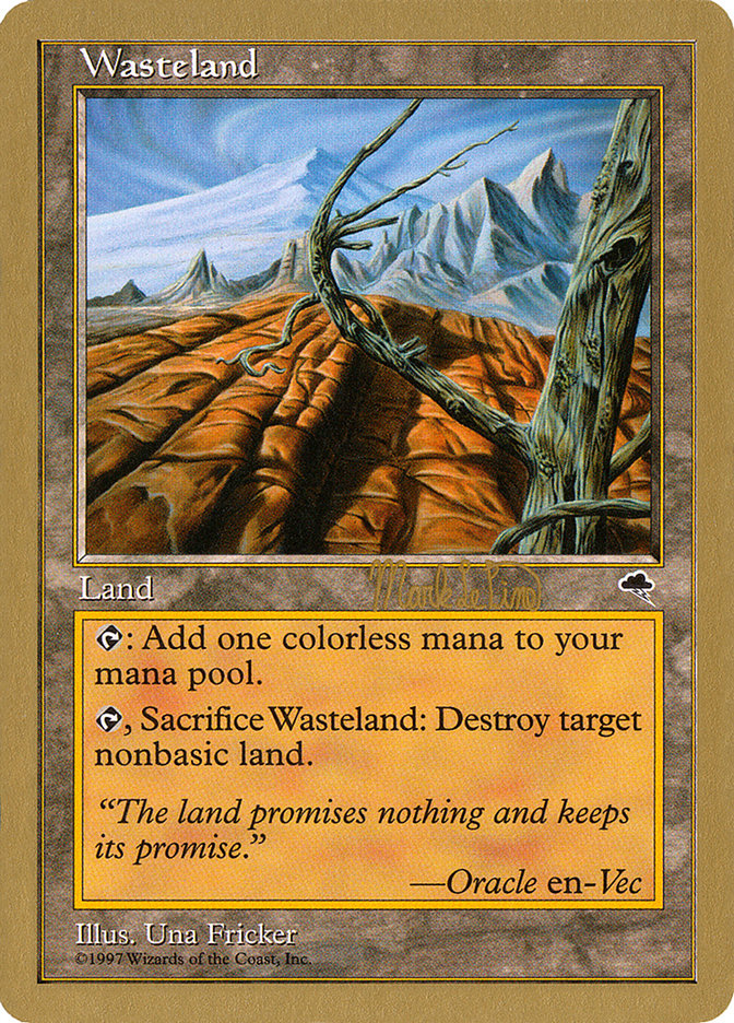 Wasteland (Mark Le Pine) [World Championship Decks 1999] | Fandemonia Ltd