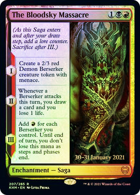 The Bloodsky Massacre [Kaldheim Prerelease Promos] | Fandemonia Ltd