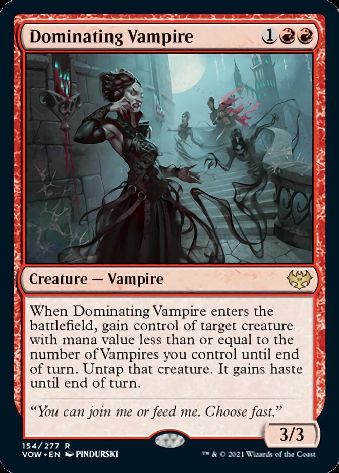 Dominating Vampire [Innistrad: Crimson Vow] | Fandemonia Ltd