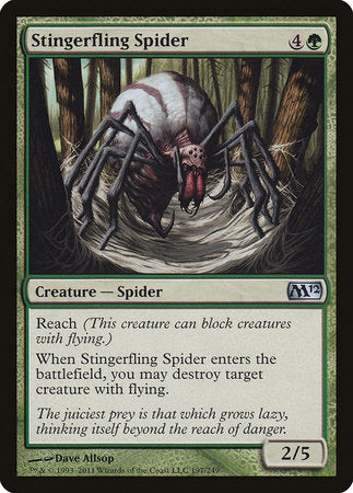 Stingerfling Spider [Magic 2012] | Fandemonia Ltd