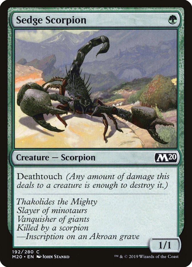 Sedge Scorpion [Core Set 2020] | Fandemonia Ltd